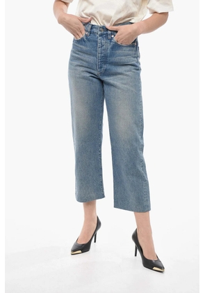 Tanaka wide-leg cropped jeans - Blue