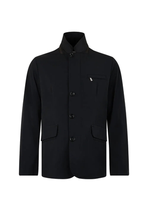 Moorer high-collar jacket - Black
