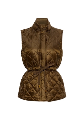 Michael Michael Kors drawstring-waist quilted gilet - Brown
