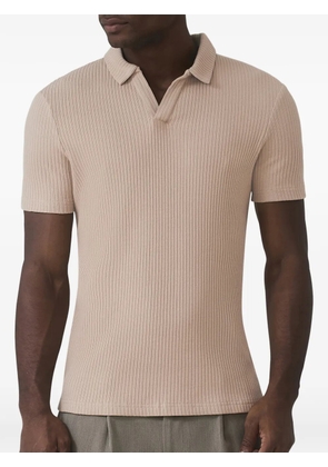 MAUVAIS ribbed-knit T-shirt - Neutrals