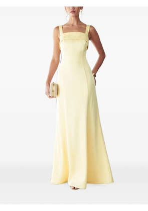 WILLA square-neck sleeveless maxi dress - Yellow