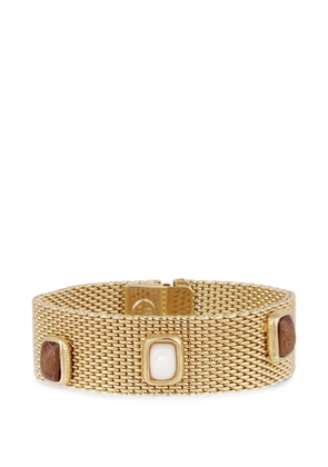 Gas Bijoux Totem mesh-chain bracelet - Gold
