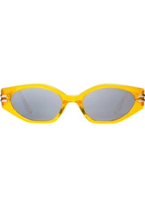 Gentle Monster Ghost Y2 oval frame sunglasses - Black