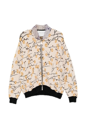 Forte Forte long-sleeve zip-fastening cardigan - Neutrals