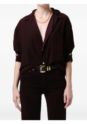 Citizens of Humanity corduroy chest-pocket shirt - Purple