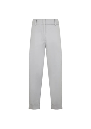 Moorer Sabrina turn-up trousers - Grey