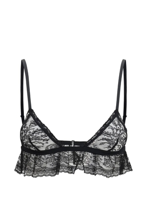 Dolce & Gabbana lace ruffled bra - Black