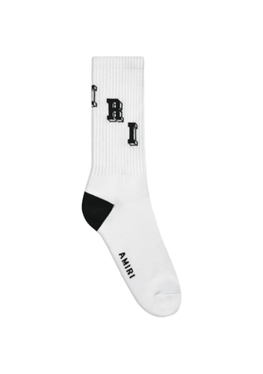 AMIRI collegiate tube socks - White