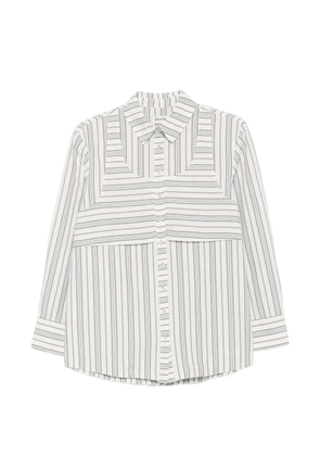 DAMSON MADDER Valeria double-layer striped shirt - White