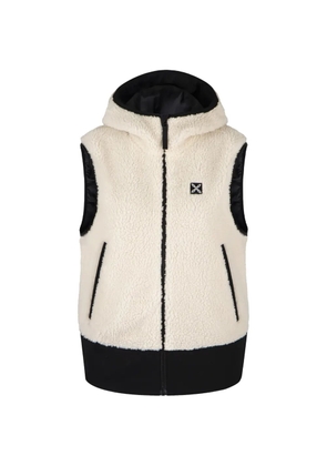 MONTURA fleece-texture hooded jacket - Neutrals