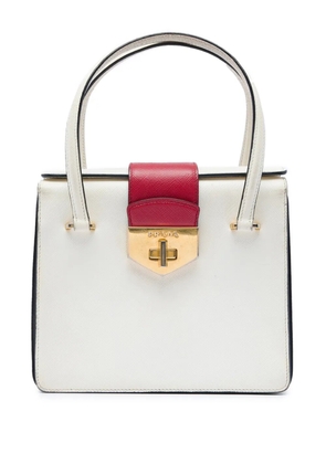 Prada Pre-Owned 2000-2026 Mini Saffiano Turnlock handbag - White