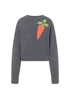 Love Moschino inlaid wool sweater - Grey