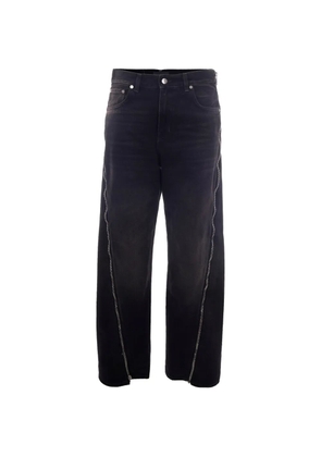 Haikure zip-detail straight-leg jeans - Black