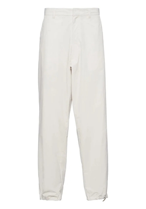 Prada drawstring wide-leg trousers - White