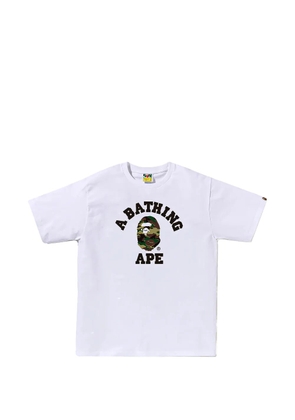 A BATHING APE® Glitch Woodland Camo T-shirt - White