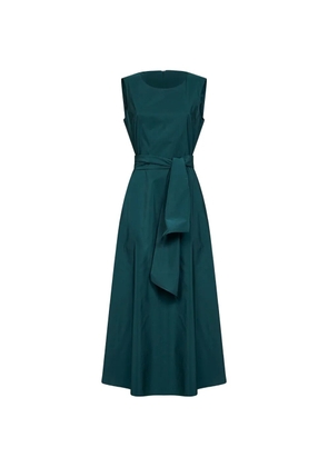 Weekend Max Mara belted sleeveless midi dress - Green