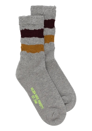 Golden Goose striped ribbed-knit socks - Grey
