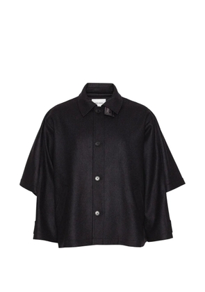 Henrik Vibskov Uncut wool jacket - Black