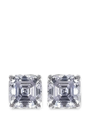 Fantasia by Deserio cubic zirconia clip-on earrings - Silver