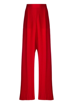 Stella McCartney high-waisted wide-leg trousers - Red