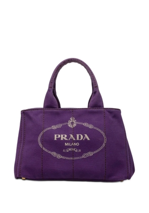 Prada Pre-Owned 2000-2013 Canvas Canapa Logo Tote satchel - Purple