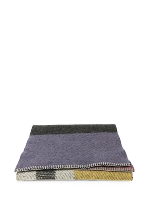 Burberry Pre-Owned patchwork-pattern wool scarf - Grey
