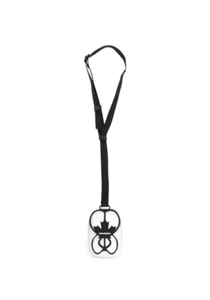 DSQUARED2 maple-leaf adjustable-strap phone holder - Black
