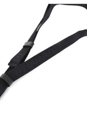 DSQUARED2 maple-leaf adjustable-strap phone holder - Black