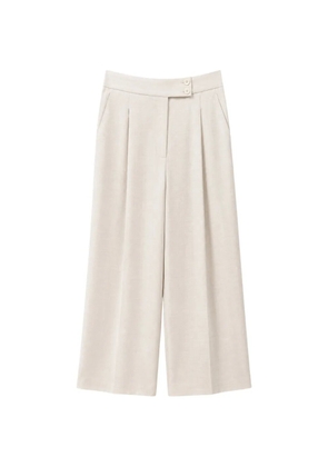 Eleventy pleated wide-leg trousers - Neutrals
