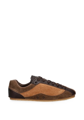 Copenhagen panelled suede sneakers - Brown