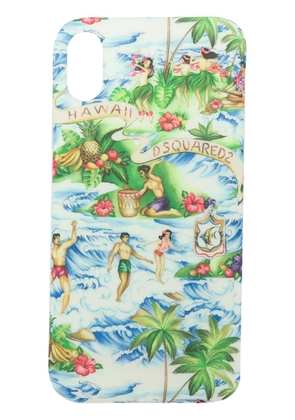 DSQUARED2 Hawaii iPhone X case - Multicolour