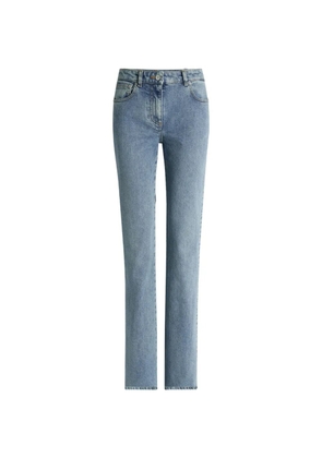 Balmain bootcut faded denim jeans - Blue