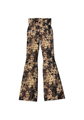 Chrome Hearts cross-print flared trousers - Brown