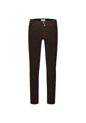 Jacob Cohën corduroy slim-fit trousers - Brown