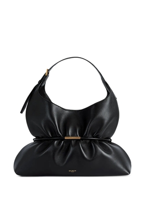 Balmain Sphynx medium bag in smooth leather - Black