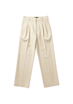 Cellar Door pleated-detail straight-leg trousers - Neutrals