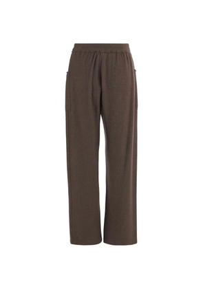 Giorgio Armani patch-pocket track pants - Brown