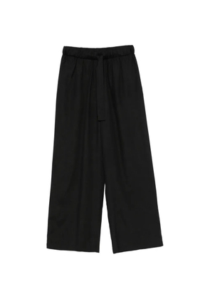 TOTEME straight-leg trousers - Black