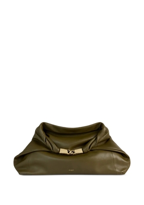 Balmain Dinner At 8 medium bag in smooth leather - Green