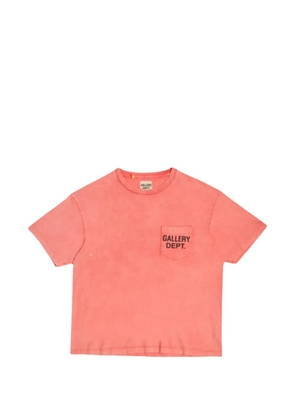 GALLERY DEPT. logo-print pocket T-shirt - Red