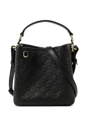 Gucci Pre-Owned GG Emblem bucket bag - Black