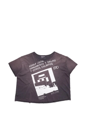 Enfants Riches Déprimés Adolf Loos graphic-print distressed T-shirt - Grey