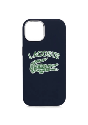 Lacoste logo-print iPhone 15 case - Blue