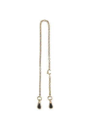 Coccinelle logo-detail cable-link shoulder strap - Gold