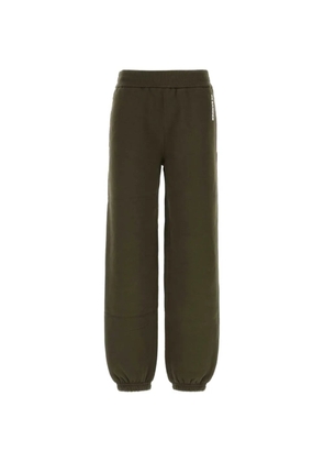 Jil Sander logo-print track pants - Green