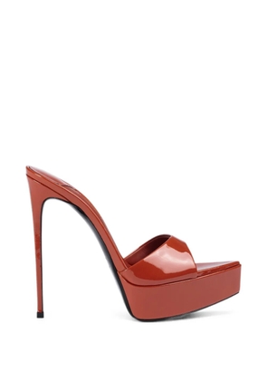 Le Silla Uma patent-finish sandals - Red