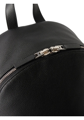 TOM FORD logo-print grained-leather backpack - Black