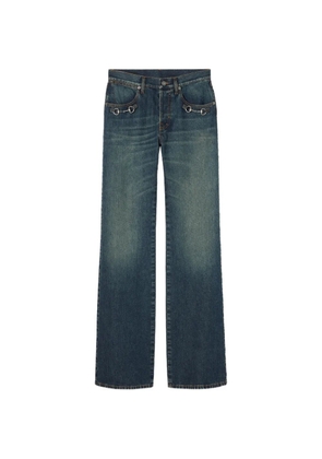 Gucci Horsebit faded jeans - Blue