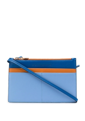 Stella McCartney colour-block pouch - Blue
