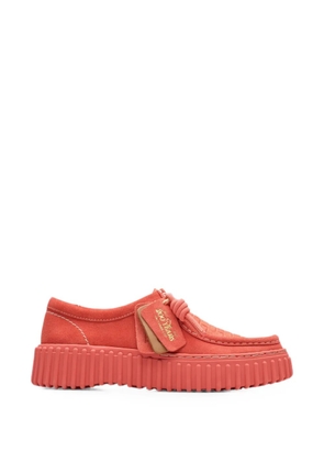 Clarks Originals Torhill Bee suede Derby shoes - Red
